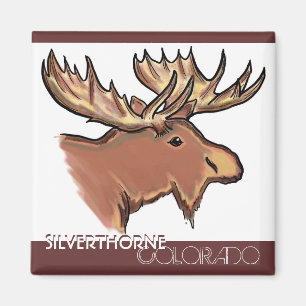 Imã Ímã marrom dos alces do tema de Silverthorne
