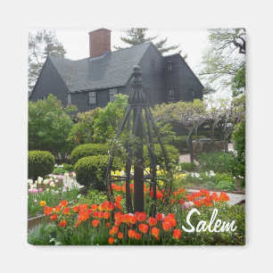 Imã Ímã Massachusetts da foto dos jardins da casa de