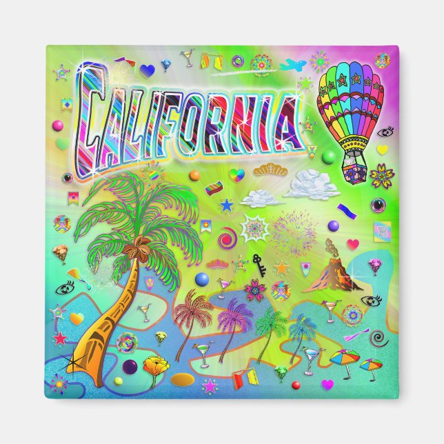 Imã Ímã Melodia Atemporal da Califórnia (Frente)