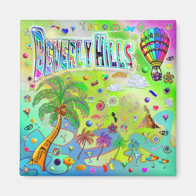 Imã Ímã Melodia Atemporal de Beverly Hills (Frente)