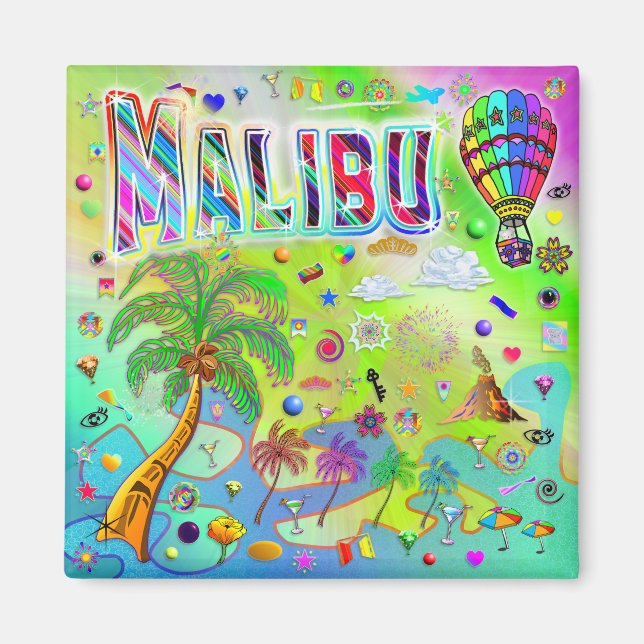 Imã Ímã Melodia Atemporal de Malibu (Frente)