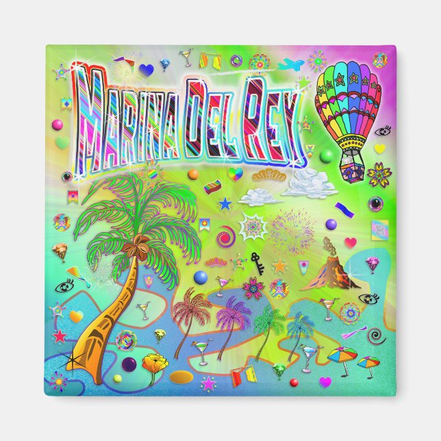 Imã Ímã Melodia Atemporal de Marina Del Rey (Frente)