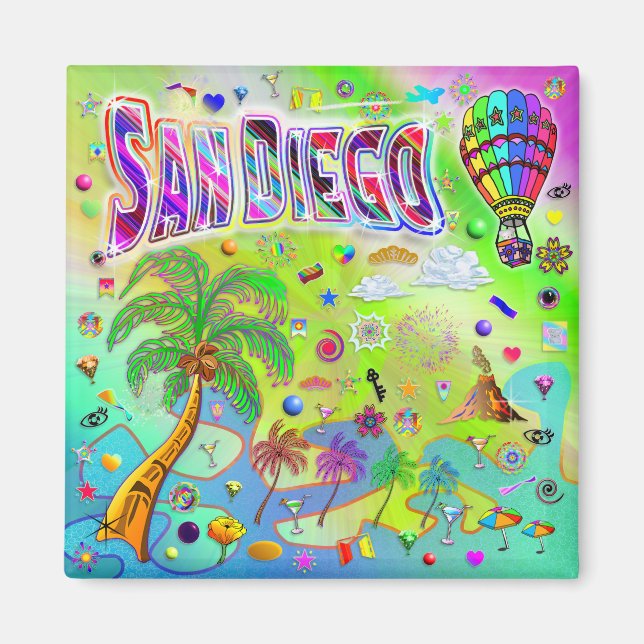 Imã Ímã Melodia Atemporal de San Diego (Frente)