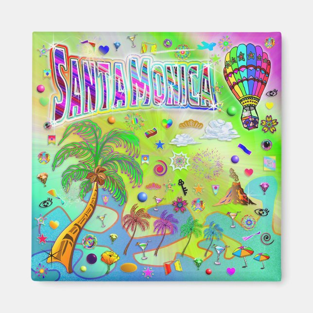 Imã Ímã Melodia Atemporal de Santa Mônica (Frente)
