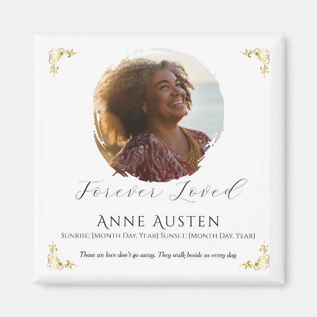 Imã Ímã Memorial – Tributo Personalizado (Frente)