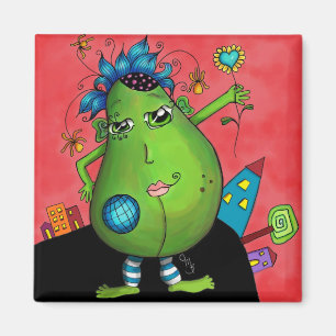 Imã Ímã meridiano do abacate