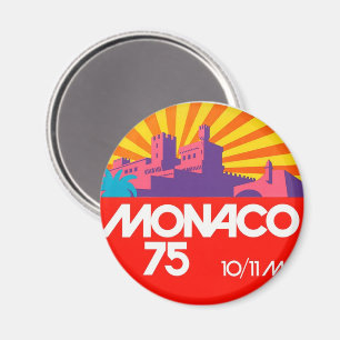 Imã Ímã Mônaco 75 retro vintage anos 1970