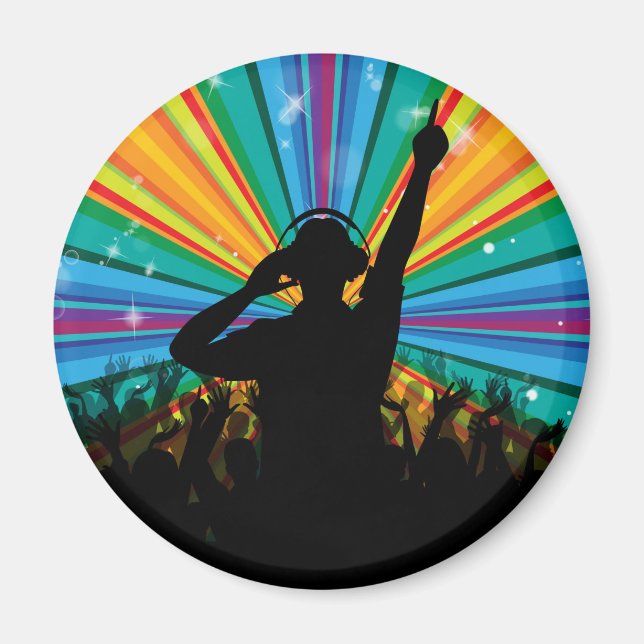 Imã ímã MUSIC DJ (Frente)