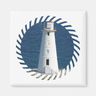Imã Ímã náutico do quadrado do farol