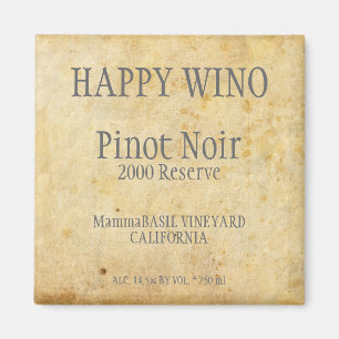 Imã Ímã Noir da etiqueta de Pinot