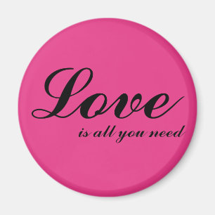 Imã Ímã -O amor é tudo que você precisa Rosa Enrubesce
