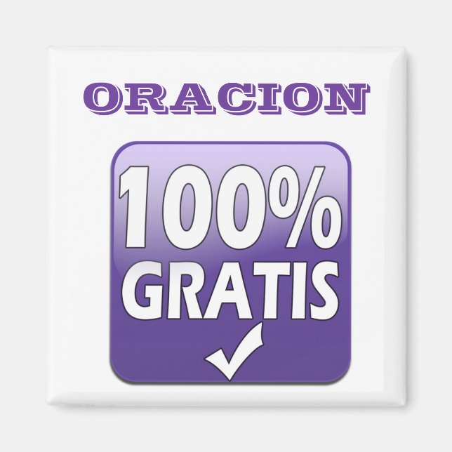 Imã ímã ORACION (Frente)