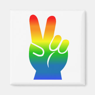 Imã ímã orgulho gay Peace