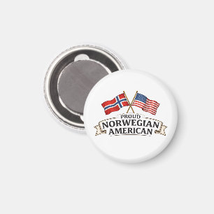 Imã Ímã Orgulhoso Norueguês Americano