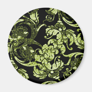 Imã Ímã ornamentado no verde & no preto