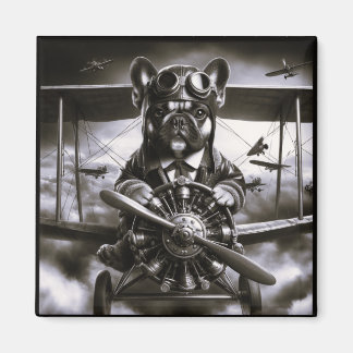 Imã ímã para aviador Bulldog francês