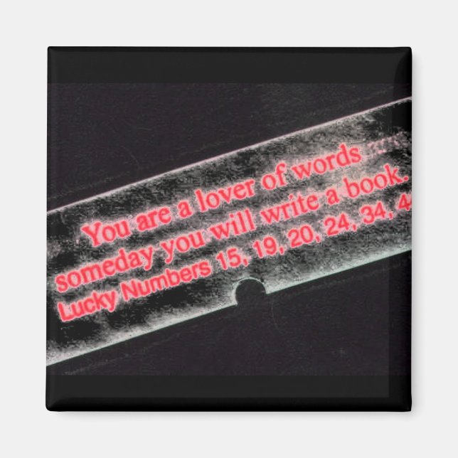 Imã ímã para escritor (Frente)