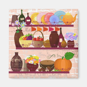 Imã ímã para prateleiras de cozinha