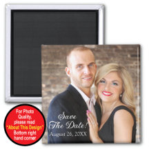 Ímã para Salvar a Data Com Foto