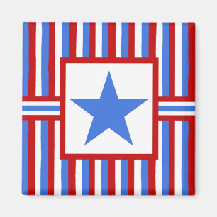 Imã Ímã patriótico americano da arte popular moderna