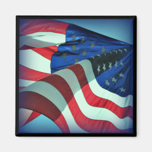 Imã Ímã patriótico da bandeira americana