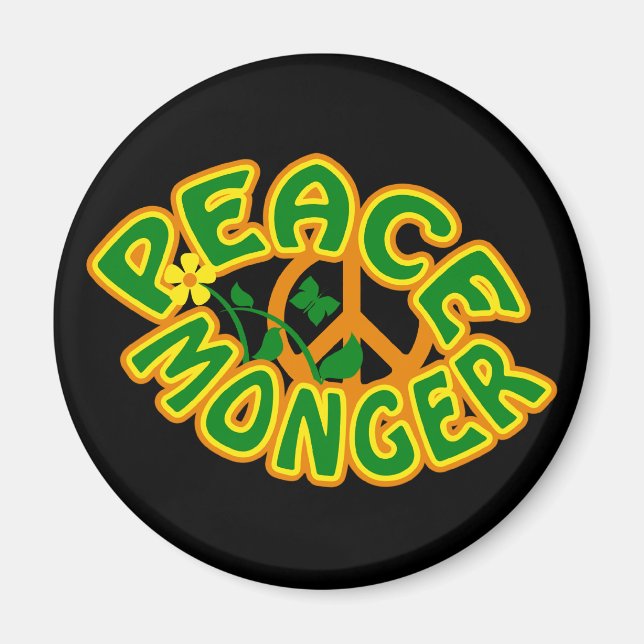 Imã ímã Peace Monger (Frente)
