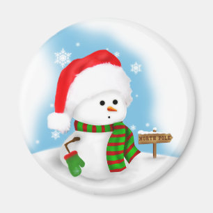 Imã Ímã pequeno do boneco de neve