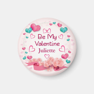 Imã Ímã Personalizado Be My Valentine