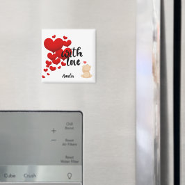 Imã Ímã Personalizado Com Amor