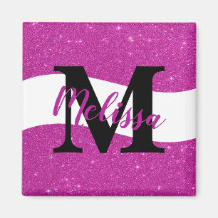Imã Ímã personalizado com glitter