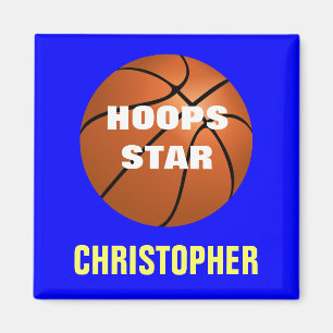 Imã Ímã personalizado da estrela de basquetebol