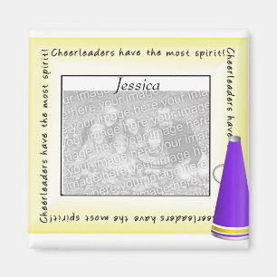 Imã Ímã personalizado da foto do cheerleader