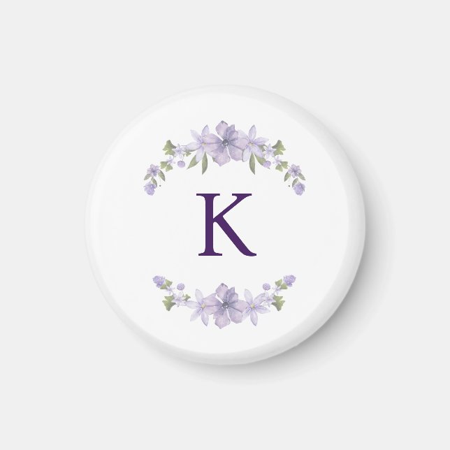 Imã Ímã Personalizado de Inicial de Damas de Honra com (Frente)
