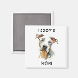 Imã Ímã Personalizado de Mãe de Cachorro | Presente Pe