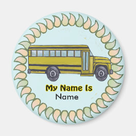 Imã Ímã personalizado de ônibus escolar