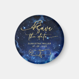 Imã Ímã Personalizado de Save the Date de Formatura