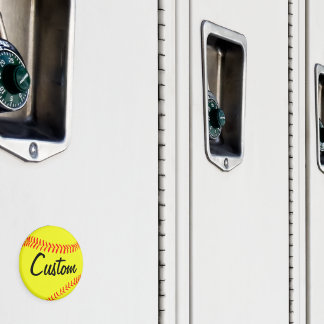 Imã Ímã Personalizado de Softball Fastpitch