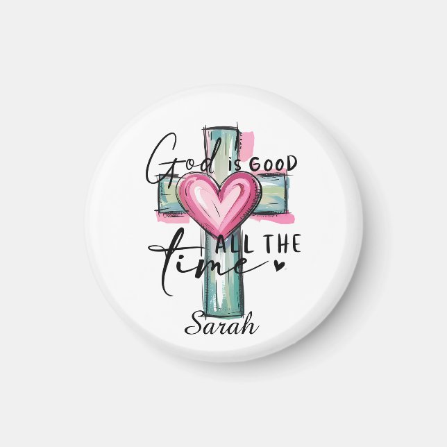 Imã Ímã Personalizado Deus é Bom Sempre (Frente)