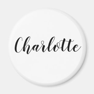 Imã Ímã Personalizado DIY Nome, Texto, Monograma e C