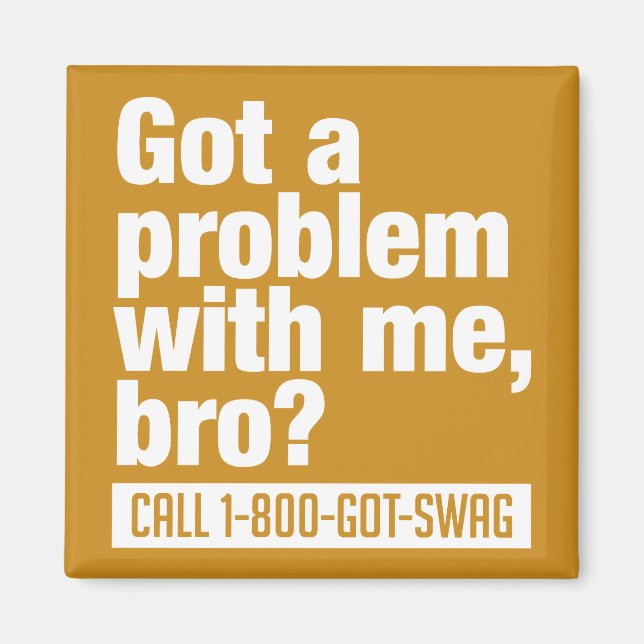 Imã ímã personalizado SWAG (Frente)