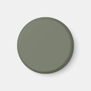 Imã Ímã Personalizado Verde Musgo Sólido
