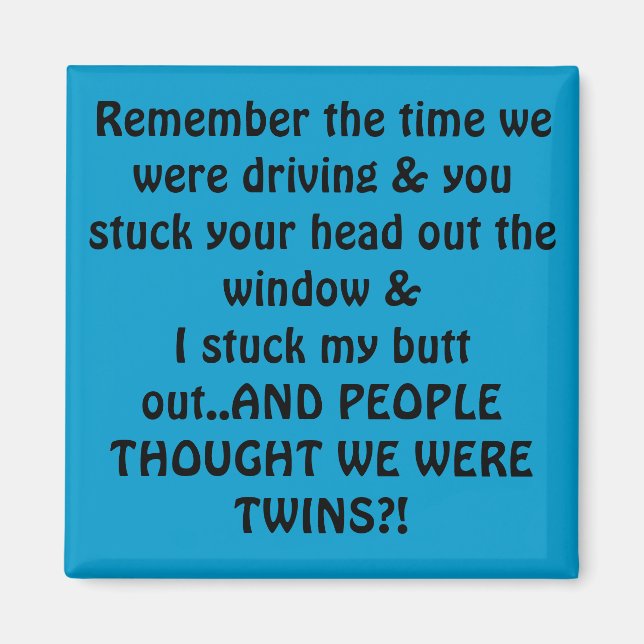 Imã ímã piada humor (Frente)