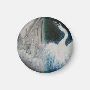 Imã Ímã - pintura a óleo "no país distante "