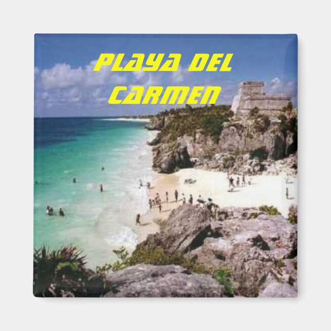 Imã ímã Playa Del Carmen (Frente)