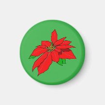 ímã Poinsettia