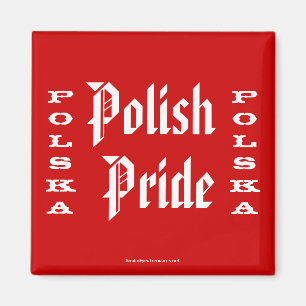 Imã Ímã polonês de Polska do orgulho