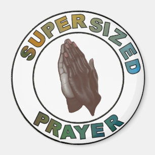 Imã Ímã praying das mãos do afro-americano