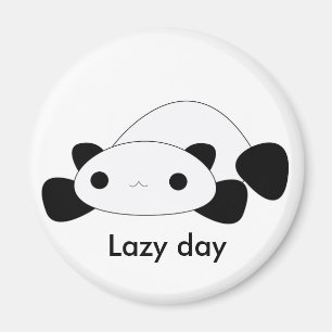 Imã Ímã preguiçoso da panda do dia do kawaii bonito