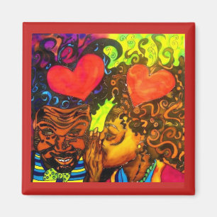 Imã Ímã preto do poster do amor