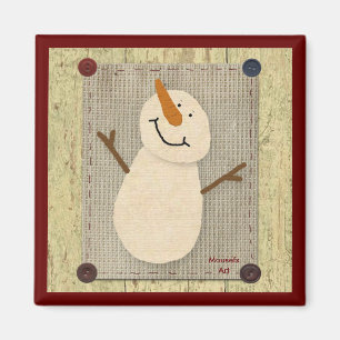 Imã Ímã primitivo do boneco de neve